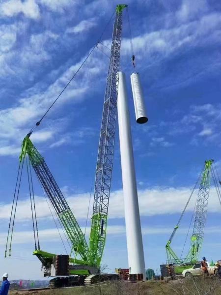 Second Hand 800 Ton Crawler Crane Tracked Crane 2020 Model ZOOMLION ZCC9800W Boom 171m