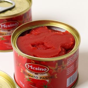 Wholesale High Quality 100% Fresh Ripe Tomatoes Canned Tomato Paste 28%-30% Brix Sour & Sweet Taste 210g Best Price
