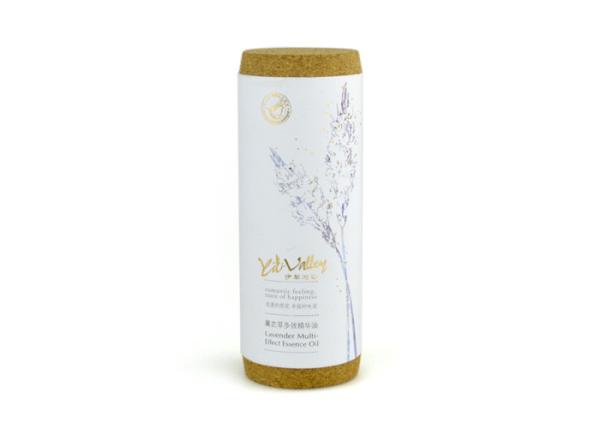 Cosmetic Cardboard Tube Packaging Matte Lamination With Cork Lid