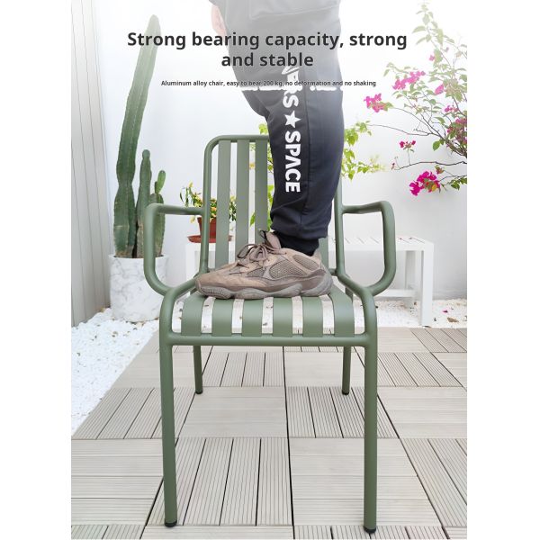 Outdoor Metal Aluminium Table And Chair Sets