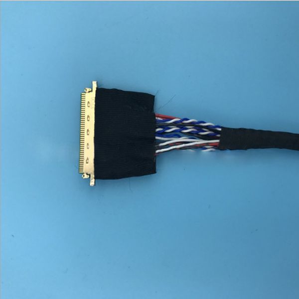 Cable lleno del cable 300V 600V Hd Lvds de la pantalla de IPEX 20455 040E 12 LVDS