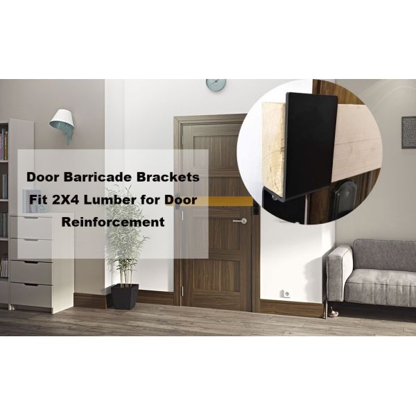 Укрепите свои двери с помощью Z-образных черных защитных замков