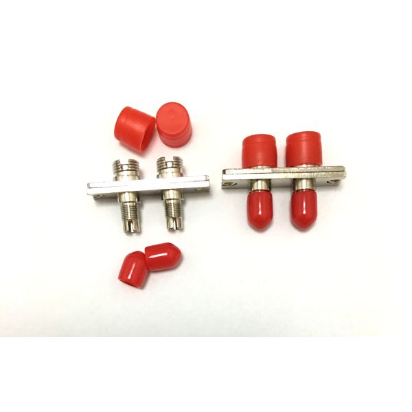 DIN Duplex Fiber Optic Cable Connectors Single Mode SM DX Metallic Hybrid