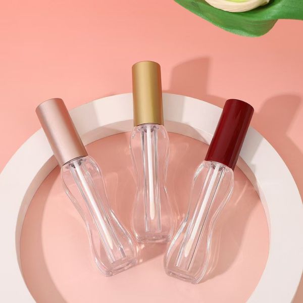 Impresión de pantalla Logotipo 5ml Tubo de plástico para labios para todos los tipos de piel