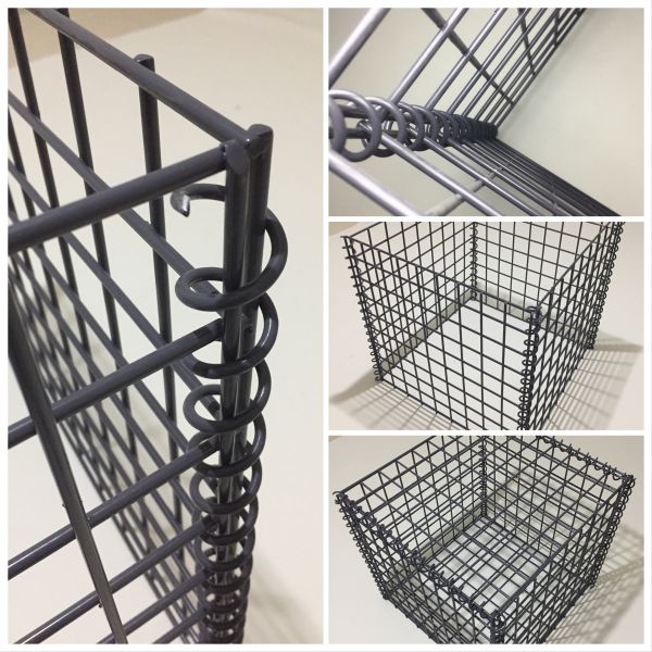 Powder Coated 8mm 50x100mm Welded Gabion Box