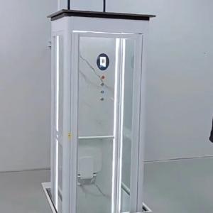 Elevador hidráulico sem poços 0.25 m/s Velocidade com 5 paragens e design espa