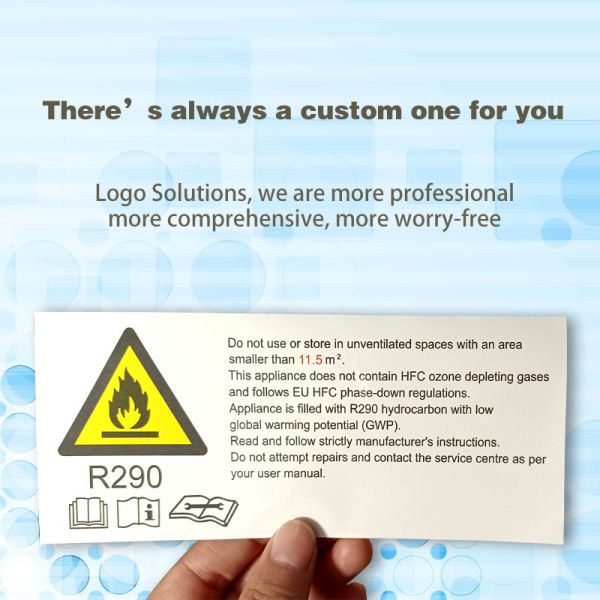 Waterproof Safety Operation Warning Sign Sticker Labels