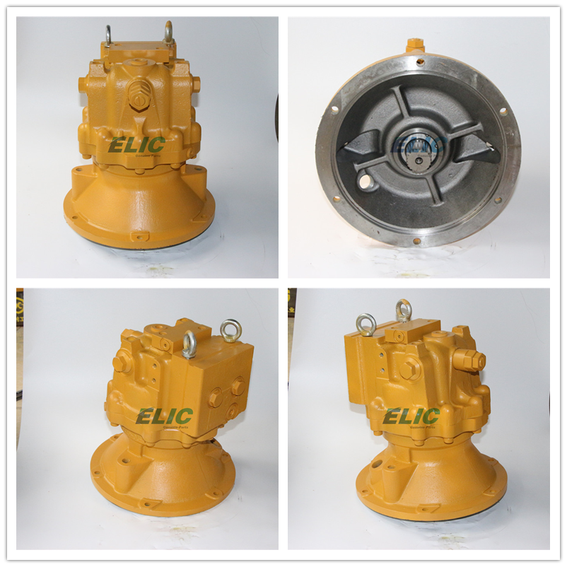Excavator Parts KMF125 Excavator Swing Motor For PC200-7 Excavator