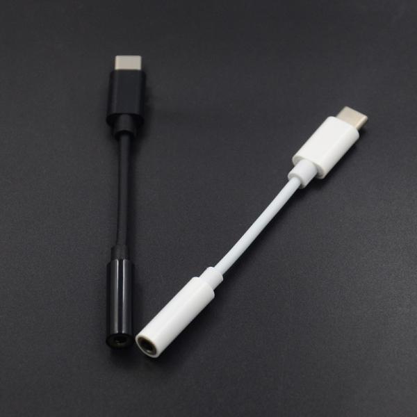 90mm AUX 3.5mm Audio Cable Female Convertor Jack USB Type C Earphone Adapter