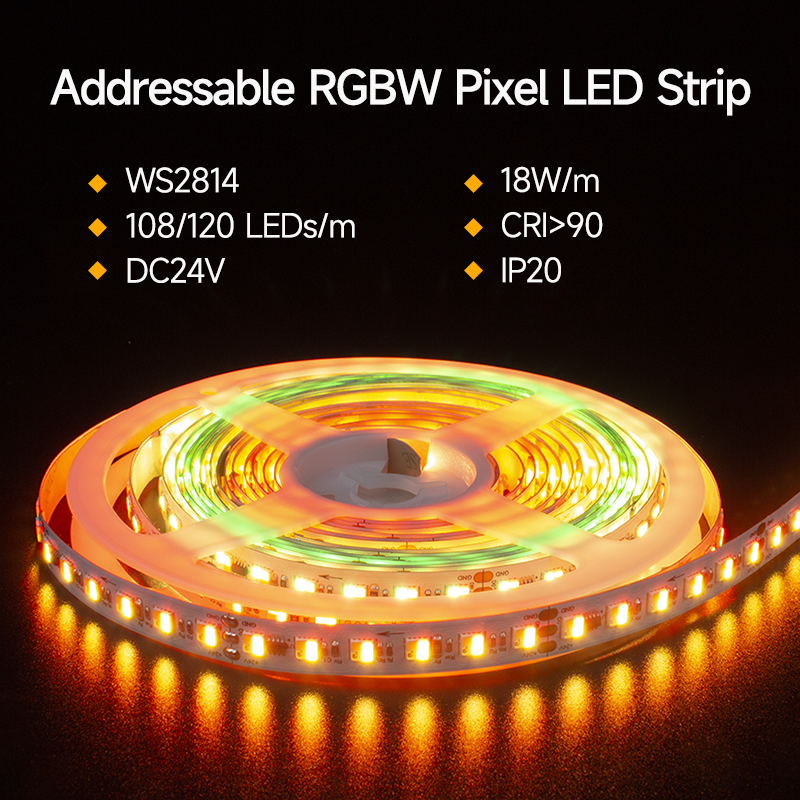 Waterproof Flexible LED Strip Customizable Length And Color Temperature Options For Commercial Lighting Applications
