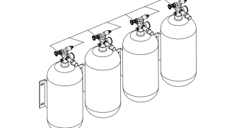 16L Capacity Temperature-Controlled Hanging Gas Fire Extinguishing Device with 10 Seconds Discharge Time for Server Room Safety