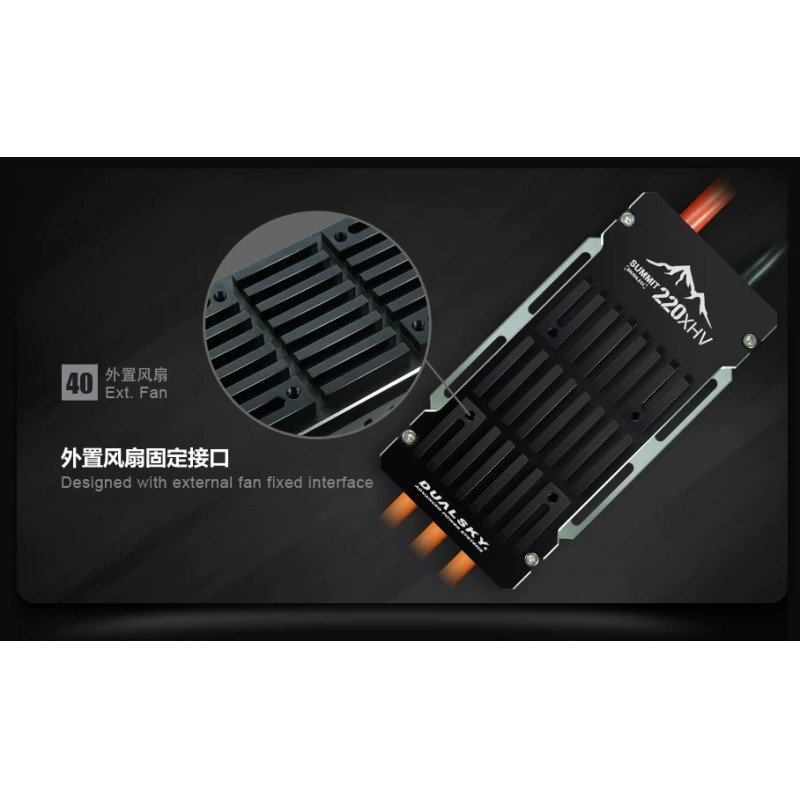 Dualsky SUMMIT 180XHV 220XHV High Voltage Electronic Speed Controller Airplane UAV Fixed Wing Helicopter VTOL Motor Controller