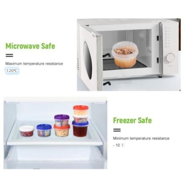 3.500kg Package Gross Weight Take out Round or Square Transparent Plastic Sauce Cup