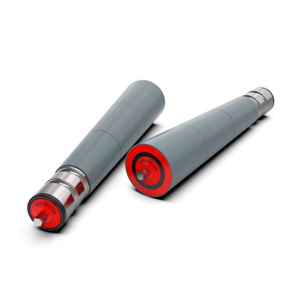 Φ50 Пластиковый канавный конвейер с конической роликовой нагрузкой 200 кг для кривой конвейерной линии