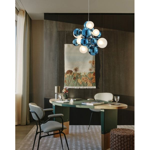 Postmodern Glass Ball Chandelier Lighting Modern Luxury LED Hanging Light(WH-MI-449)