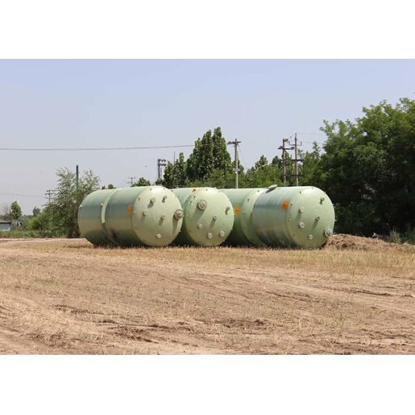 Filament Winding Round FRP Storage Tank Wastewater Treatment