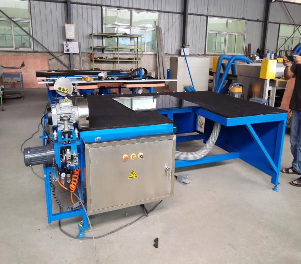 Horizontal Dual Head Low-E Glass Edge Deleting Machine Double Glazing Equipment