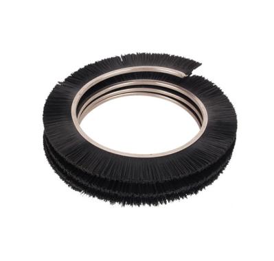 O GV reduzido desgasta 219mm galvanizou a escova espiral de nylon