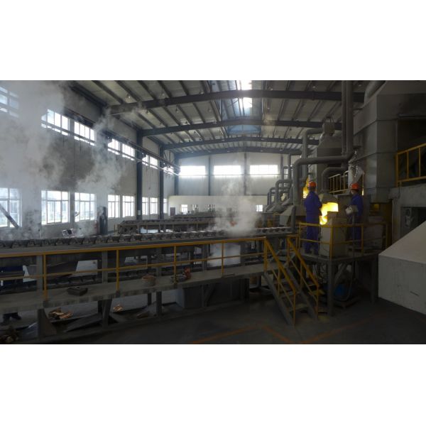CIF Copper Ingot Casting Machine 8T-10T/H 2.1r/Min Brass Continuous Casting Machine
