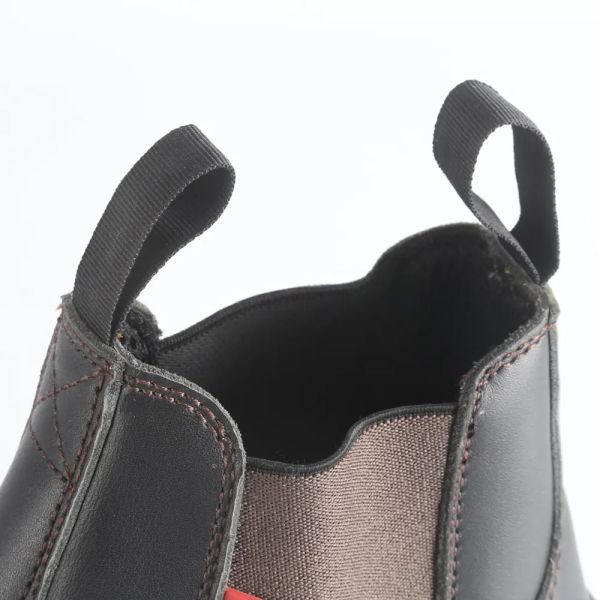 High Heel Knee Boots Oil Resistant / Water Resistant Work Shoes Genuine Leather