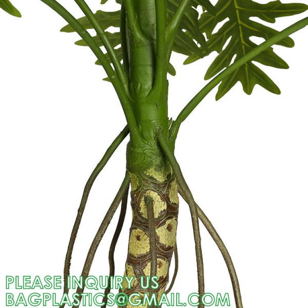 Faux Plant Artificial Plant Split-Leaf Philodendron, Monstera Deliciosa, Fake Indoor Plant, Excellent Gift