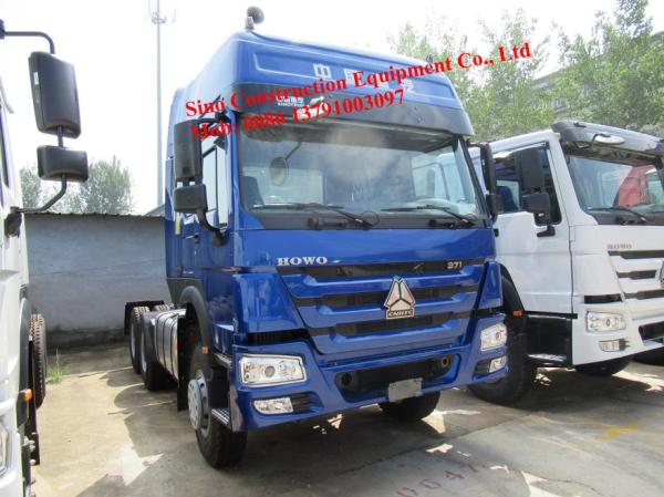Caminhão do trator de Diamond Blue Euro III 371hp 6x4 com defletor do vento
