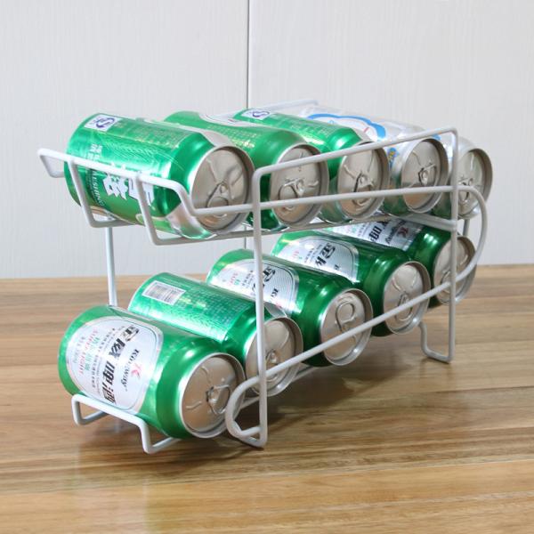 Kitchen Metal 395G Tin Can Holder , Two Tier Tin Can Holder