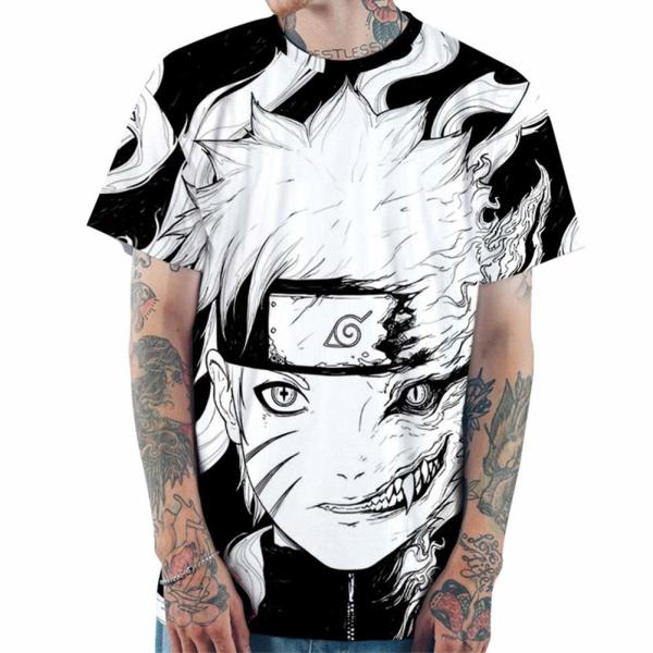 Unisex Anime Graphic Tees , Funny Anime Shirts Regular Adult Size Loose Fit