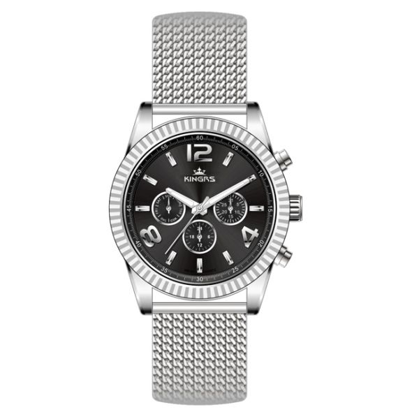 Small Round Case Cute Alloy Wrist Watch For Ladies Fashional Silver