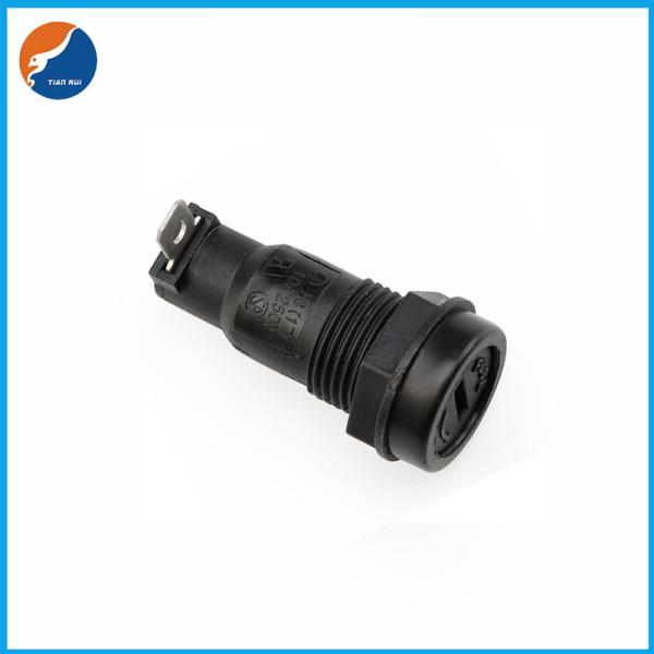 H3-17 PBT Bayonet Type Cap 5.2x20mm Glass Ceramic Tube Panel Mounting Fuse Holder
