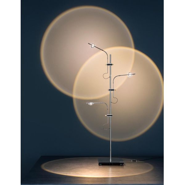 Nordic Floor Light Luxury Lighting Fixture Creative LED Projection Bedroom Living Room Art  Table  Floor lamp(WH-MFL-15)