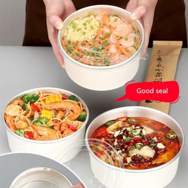 Greaseproof Microwaveable Disposable Take Away Lunch Boxes