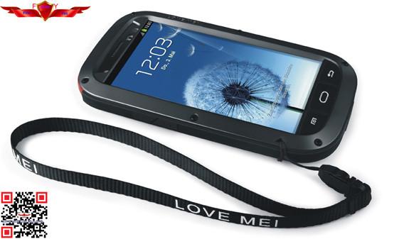 Aluminum Dirtproof/Shockproof/Waterproof Case For Samsung Galaxy S3 Multi Color Qualify