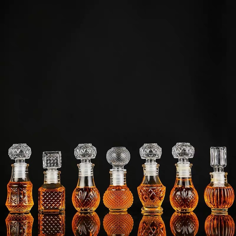 Стекло Кристл вина разливает ISO9001 по бутылкам 1.76oz к 8.8oz