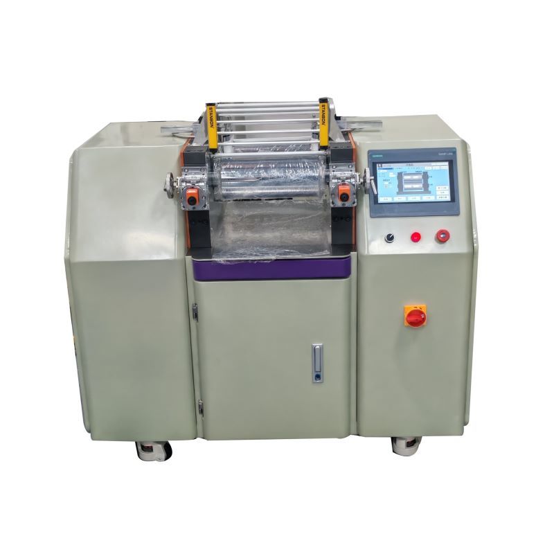 RKC Lab Two Roll Mill Machine 500G~1000G For Engineering Plastics Dispersing