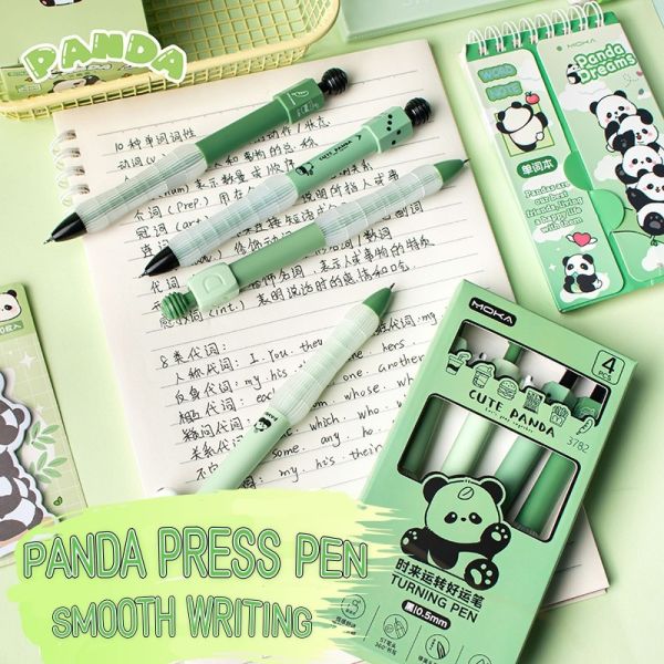 Creative Panda Rotating Gel Pen 0.5mm ST Tips Soft Grip Neutral Pen