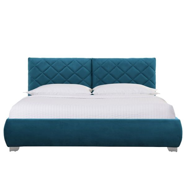 Полноразмерной Tufted тканью оптовая продажа ткани бархата кровати хранения подъема газа шелковистая теплая