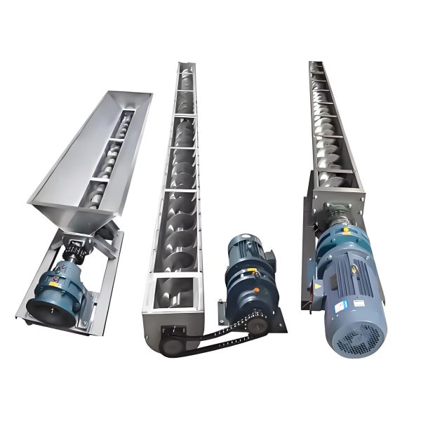 Pipe en acier inoxydable en forme de U, perçage en spirale sans arbre, lame, ciment, cendres, boues, convoyeur en spirale