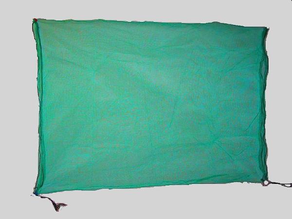 Green Woven Mesh Bag Jujube Date Collecting Net Bags With Drawstring