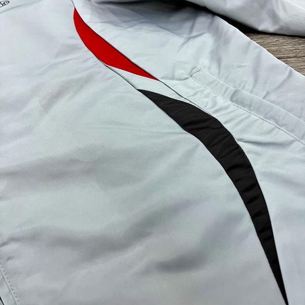 OEM Sublimation Print Color Block Windbreaker Polyester Jacket And Joggers Sweatpants Tracksuit For Men Fast Shipping