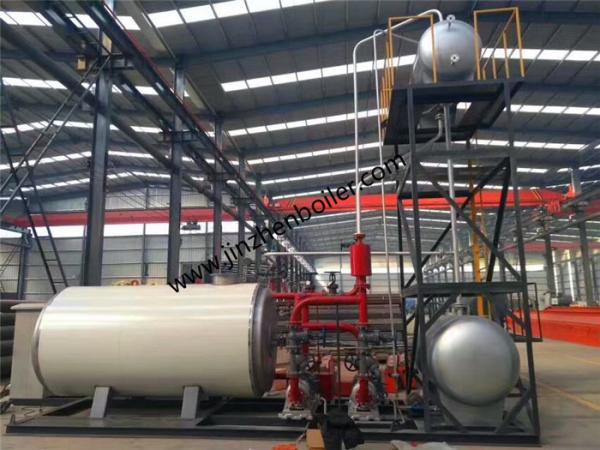 Horizontal package Type Gas And Oil Fired Thermal Oil Boiler Heater For Asphalt Heating