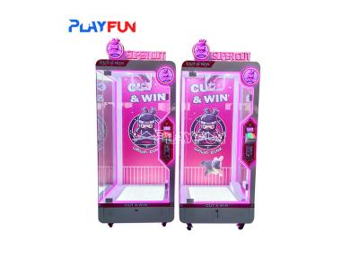 Gráfico Playfun Máquina de Corte Rosa Moeda Operada Tesoura Jogo Máquina de Presente Prêmio Máquina Arcade para Crianças
