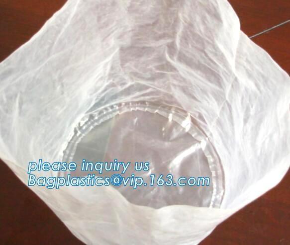 Round Bottom Plastic Drum Liner Bags, Salvage Round Bottom Plastic Bag , LDPE Polybags For Packing Fish