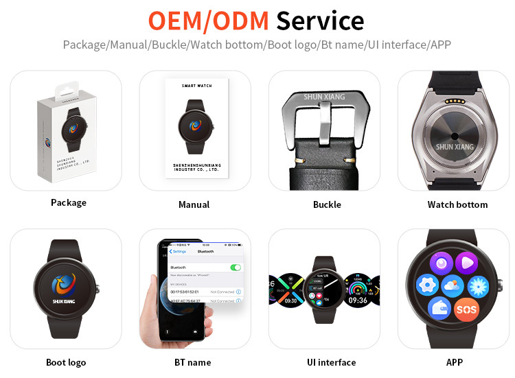 AK56 Bluetooth Sport Smart Watch 1.43 Inch Round Screen Sport Heart Rate Waterproof Smartwatch