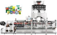Le shampooing tiennent la machine de remplissage détersive de machine à emballer de poche