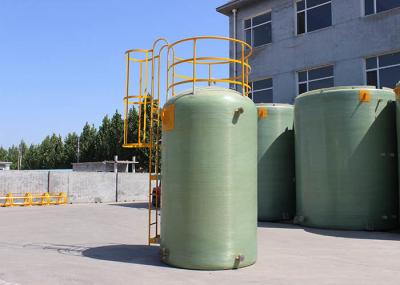 Танк цилиндрические 3600mm*5210mm Pretreatment FRP воды химический