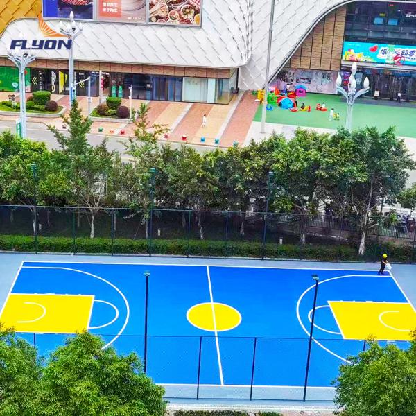 29% Valor de recuperação Polyurethane pisos desportivos fácil de limpar e manter