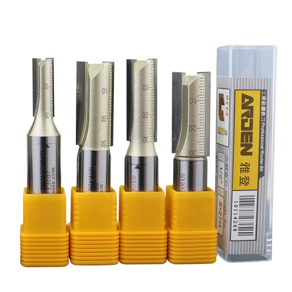 ARDEN Flush Trim Bit Wood Turning Carbide Woodworking Cutting Tools Double-Edged Metric Straight Knife Milling Cutter