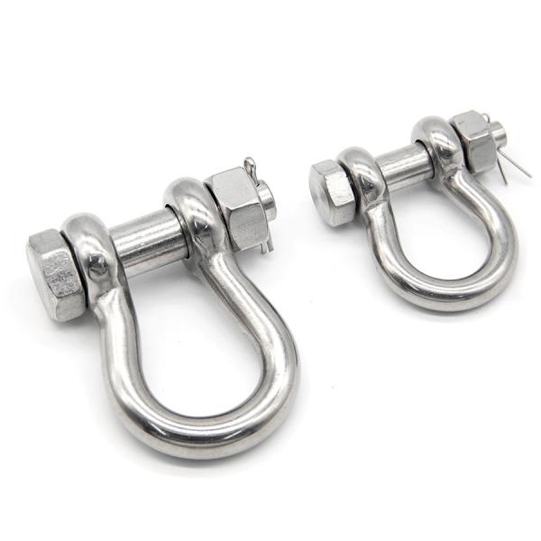 Bow Shackle 304 316 Stainless Steel Anchor Shackle High Strength