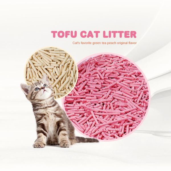 Biodegradable Dust Free Fast Clumping Tofu Cat Litter Sand for Multi-Cat Households